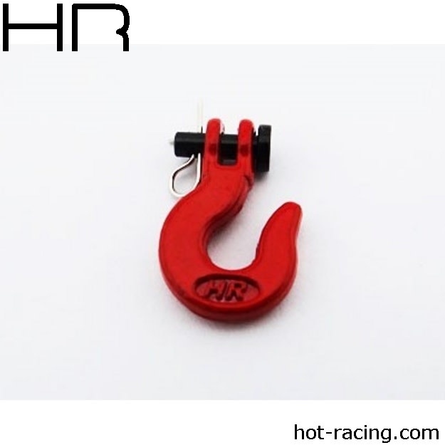 HRACC80902 1/10 SCALE WINCH HOOK: RED