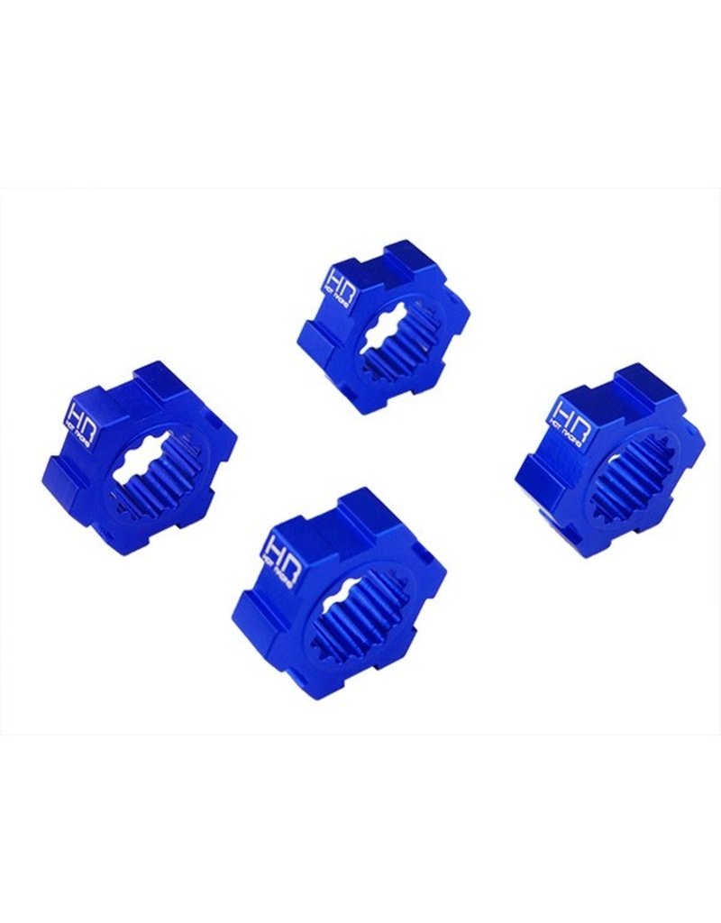 HOT RACING HRAXMX1006 ALUMINUM 24MM HEX HUBS FOR TRAXXAS X-MAXX (4)