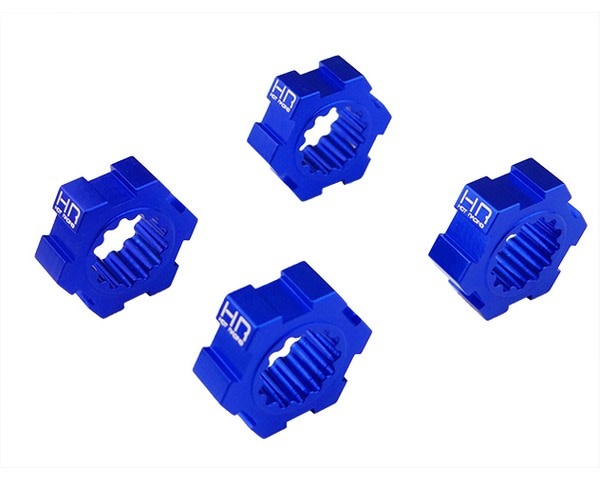 HRAXMX1006 ALUMINUM 24MM HEX HUBS FOR TRAXXAS X-MAXX (4)