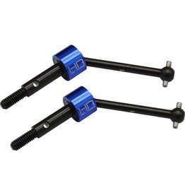 HOT RACING HRASTRF288F HARDENED STEEL FRONT CV AXLES FOR TRAXXAS 4-TEC 2.0, 3.0
