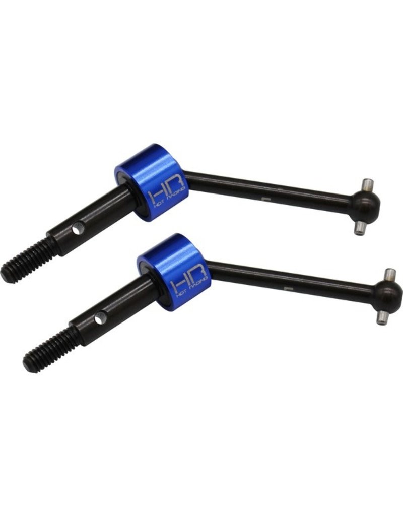 HOT RACING HRASTRF288F HARDENED STEEL FRONT CV AXLES FOR TRAXXAS 4-TEC 2.0, 3.0