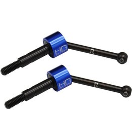 HOT RACING HRASTRF288R HARDENED STEEL REAR CV AXLES FOR TRAXXAS 4-TEC 2.0, 3.0