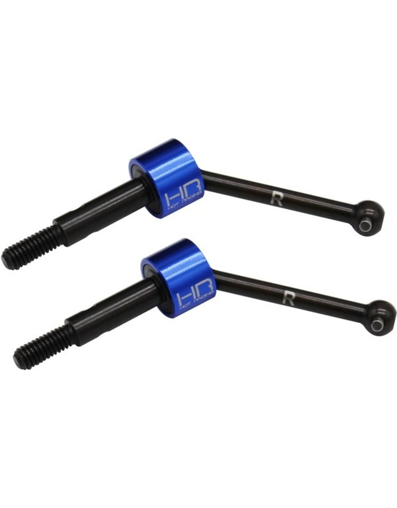 HOT RACING HRASTRF288R HARDENED STEEL REAR CV AXLES FOR TRAXXAS 4-TEC 2.0, 3.0