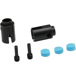 HOT RACING HRASTRF41 HARDENED OUTDRIVE CUPS FOR TRAXXAS 4-TEC 2.0, 3.0 (2)