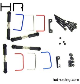 HOT RACING HRAVXS311X01 1/16 REVO FULL SWAY BAR KIT FRONT/REAR