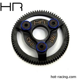 HOT RACING HRASTE876 48P 76T HARDENED STEEL SPUR GEAR FOR TRAXXAS 2WD