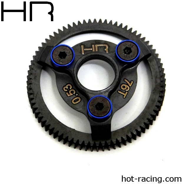 HRASTE876 48P 76T HARDENED STEEL SPUR GEAR FOR TRAXXAS 2WD