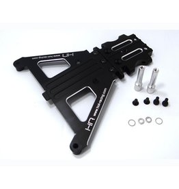 HOT RACING HRALCF0801 ALUMINUM FRONT BULKHEAD FOR TRAXXAS SLASH 4X4 LCG