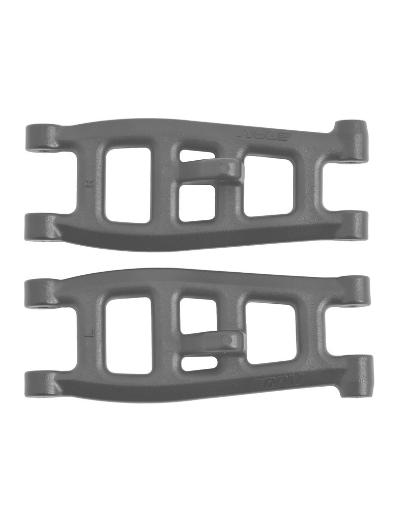 RPM RC PRODUCTS RPM70582 FRONT A-ARMS FOR ECX TORMENT, RUCKUS, CIRCUIT: BLACK