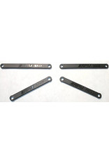 RPM RC PRODUCTS RPM81262 HD CAMBER LINKS FOR RUSTLER/STAMPEDE: BLACK (4)