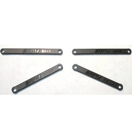 RPM RC PRODUCTS RPM81262 HD CAMBER LINKS FOR RUSTLER/STAMPEDE: BLACK (4)