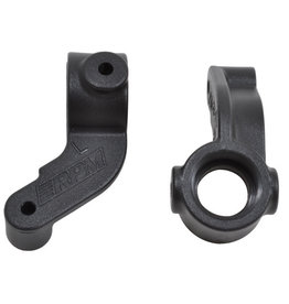RPM RC PRODUCTS RPM73292 FRONT SPINDLE STEERING BLOCKS: BLACK