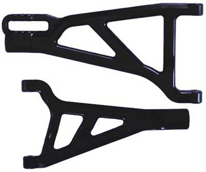RPM80212 FRONT RIGHT A-ARMS FOR SUMMIT, REVO, E-REVO: BLACK