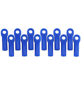 RPM RC PRODUCTS RPM80515 1/10 LONG ROD ENDS: BLUE (12)