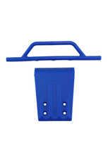 RPM RC PRODUCTS RPM80955 FRONT BUMPER & SKID PLATE FOR TRAXXAS SLASH: BLUE