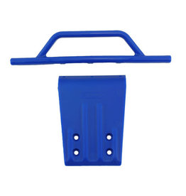 RPM RC PRODUCTS RPM80955 FRONT BUMPER & SKID PLATE FOR TRAXXAS SLASH: BLUE