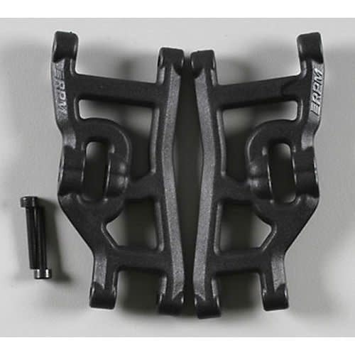 RPM80492 FRONT A-ARMS BLACK NITRO RUSTLER/STAMPEDE