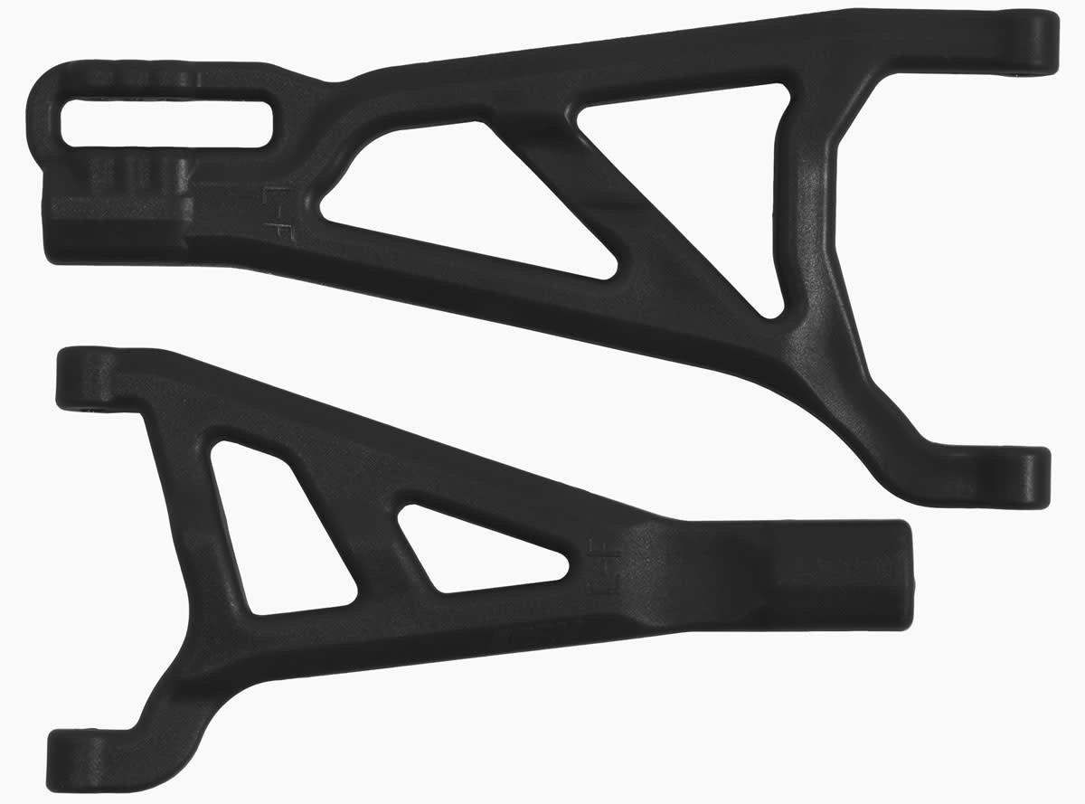 RPM70372 FRONT LEFT A-ARMS FOR SUMMIT, E-REVO, REVO: BLACK