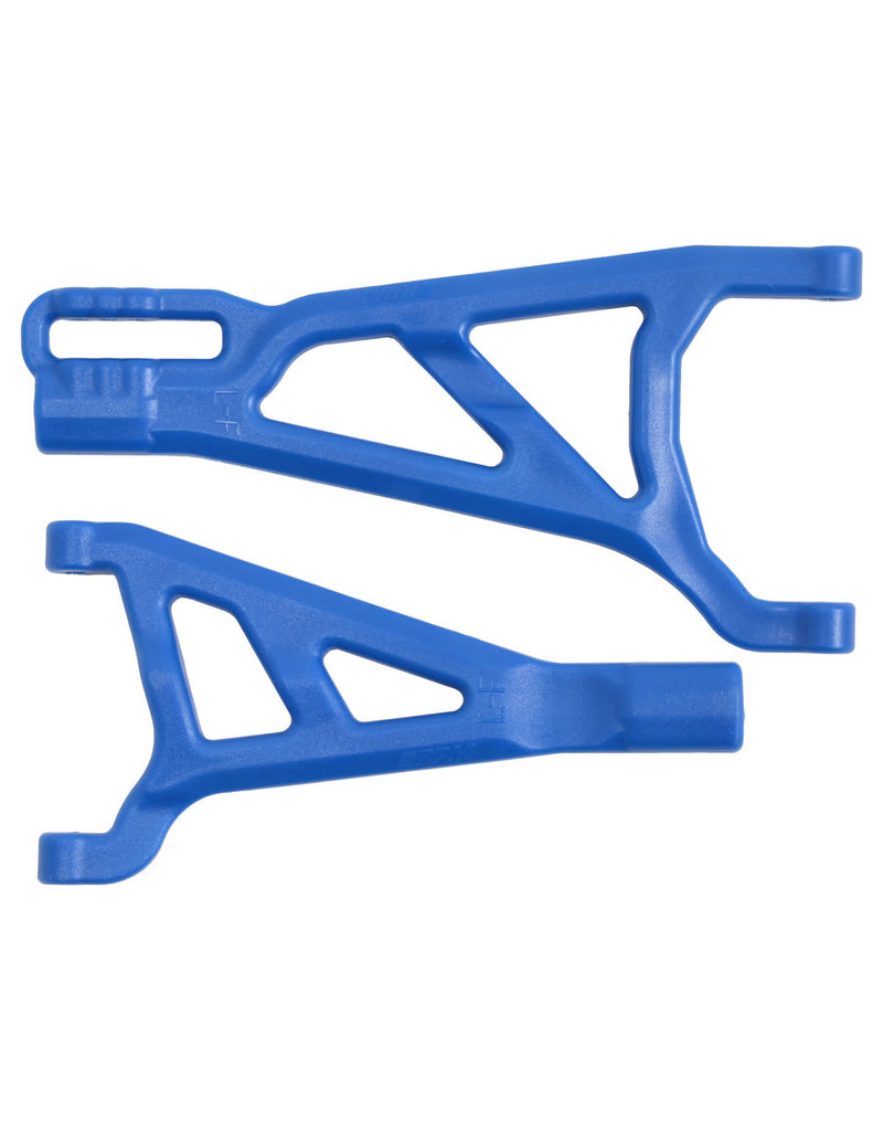 RPM RC PRODUCTS RPM70375 FRONT LEFT A-ARMS FOR SUMMIT, E-REVO, REVO: BLUE