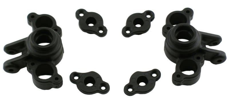 73162 - Axle Carriers for Traxxas 1/16 e-Revo, Slash, Summit & Rally - Black