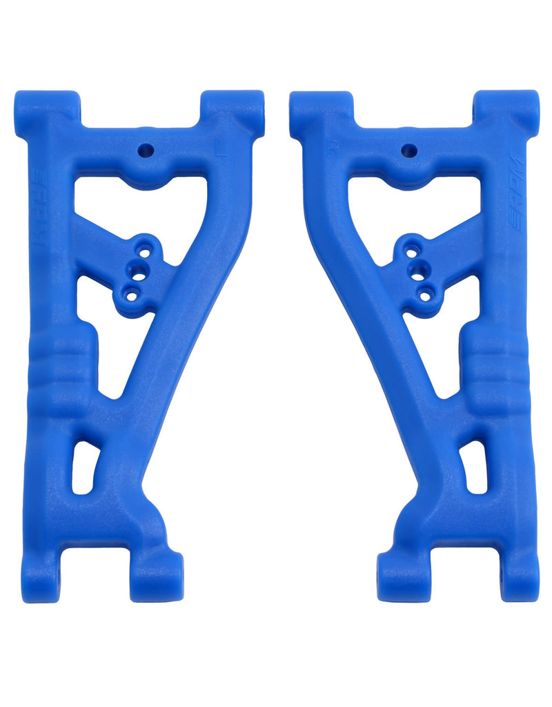 RPM RC PRODUCTS RPM73525 FRONT A-ARMS FOR ASSOCIATED PROLITE 4X4: BLUE