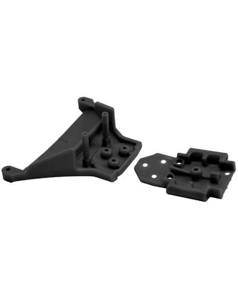 RPM RC PRODUCTS RPM73562 FRONT BULKHEAD FOR SLASH LCG 4X4: BLACK