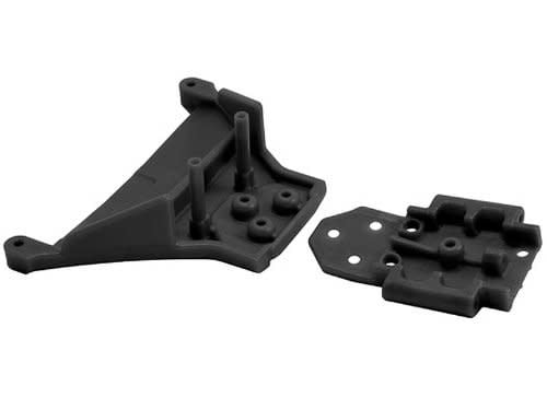 73562 - Front Bulkhead for Traxxas LCG Slash 4X4 - Black
