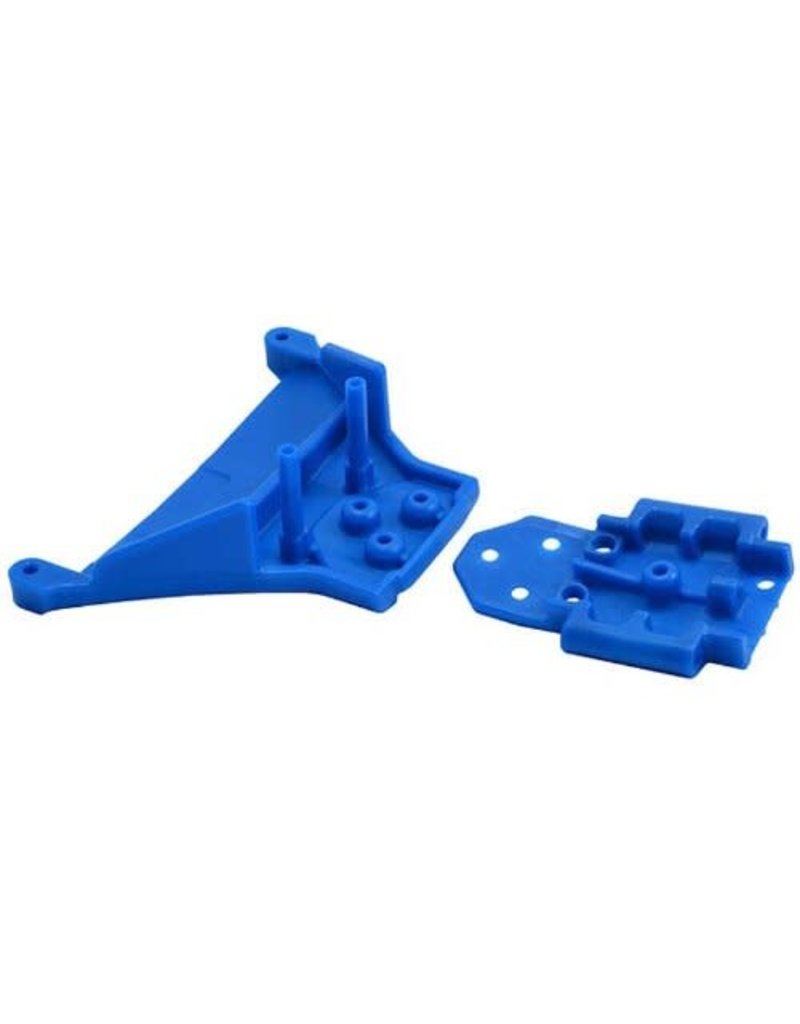 RPM RC PRODUCTS RPM73565 FRONT BULKHEAD FOR SLASH LCG 4X4: BLUE
