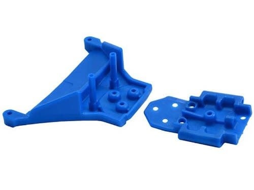 73565 - Front Bulkhead for Traxxas LCG Slash 4X4 - Blue