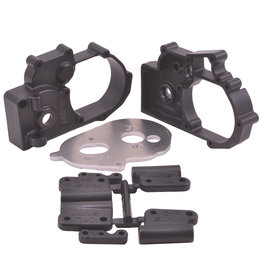 RPM RC PRODUCTS RPM73612 HYBRID GEARBOX HOUSING FOR TRAXXAS 2WD: BLACK