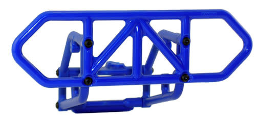 RPM80125 REAR BUMPER FOR SLASH 4X4: BLUE