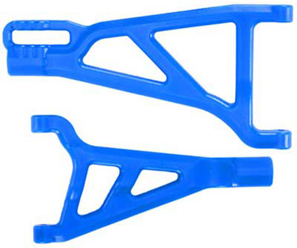 RPM80215 FRONT RIGHT A-ARMS FOR SUMMIT, REVO, E-REVO: BLUE