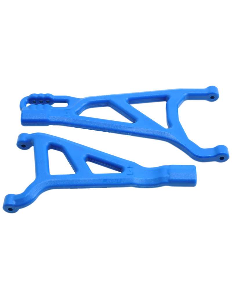 RPM RC PRODUCTS RPM81515 FRONT LEFT A-ARMS: BLUE E-REVO 2.0