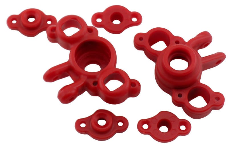 RPM73169 AXLE CARRIERS FOR 1/16 E-REVO: RED