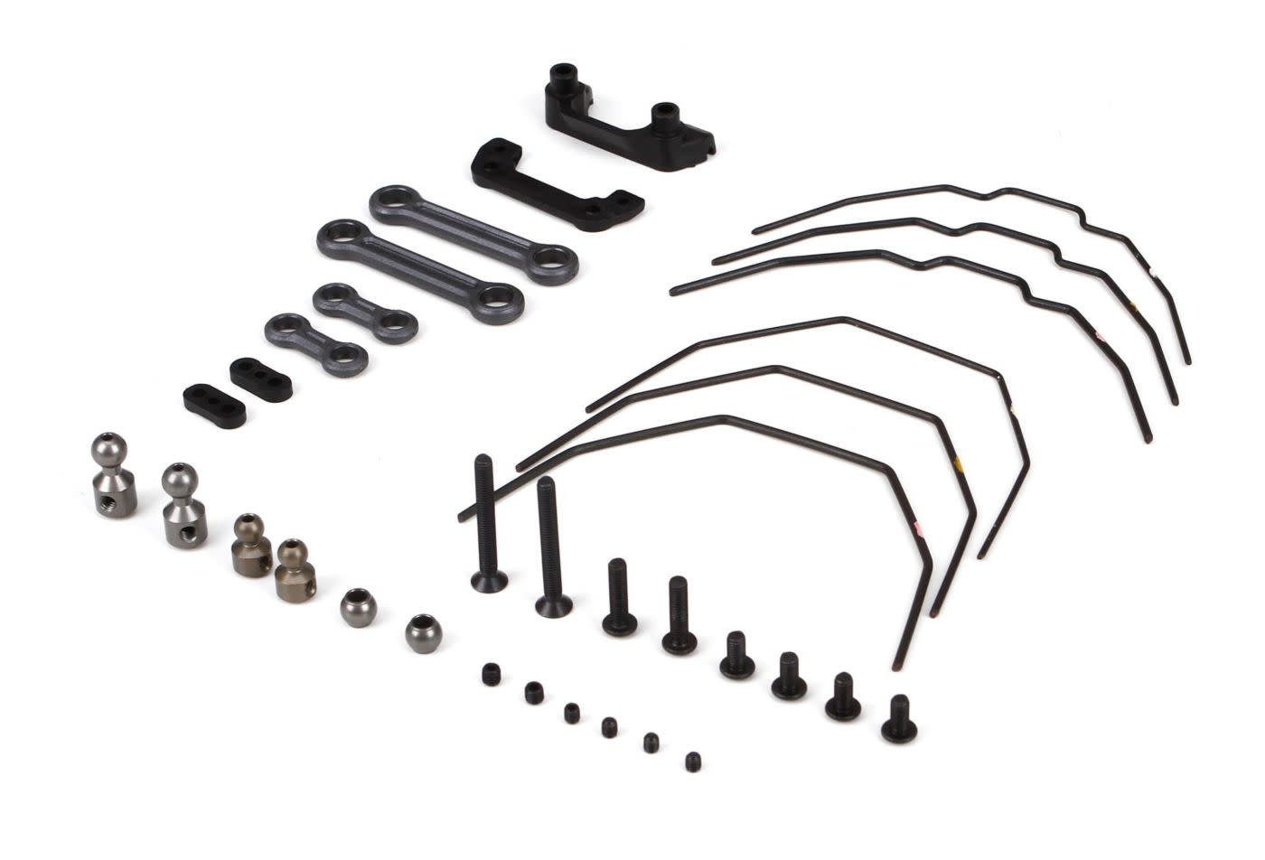 TLR334006 SWAY BAR KIT, FRONT & REAR: 22-4