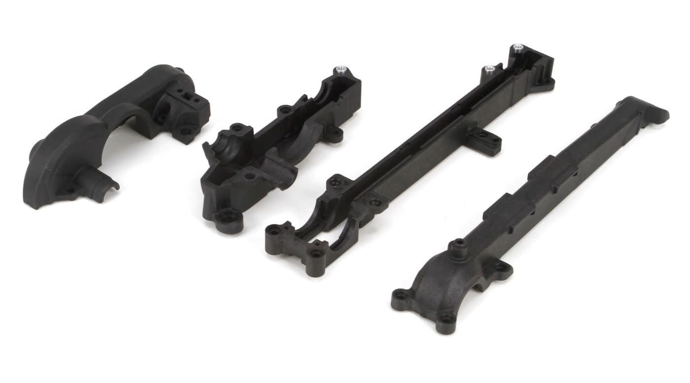 TLR231021 BELT COVER SET CENTER AND REAR: 22-4