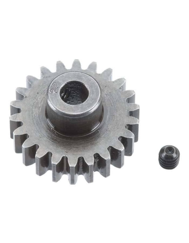 ROBINSON RACING RRP1222 MOD1 PINION GEAR 22T (5MM BORE): EXTRA HARDENED STEEL