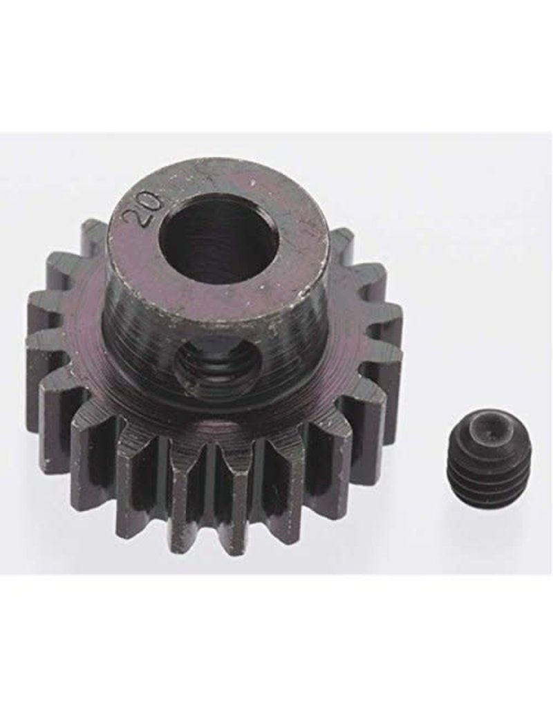 ROBINSON RACING RRP8620 32P PINION GEAR 20T (5MM BORE): EXTRA HARDENED STEEL