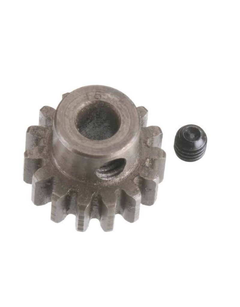 ROBINSON RACING RRP1215 MOD1 PINION GEAR 15T (5MM BORE): EXTRA HARDENED STEEL