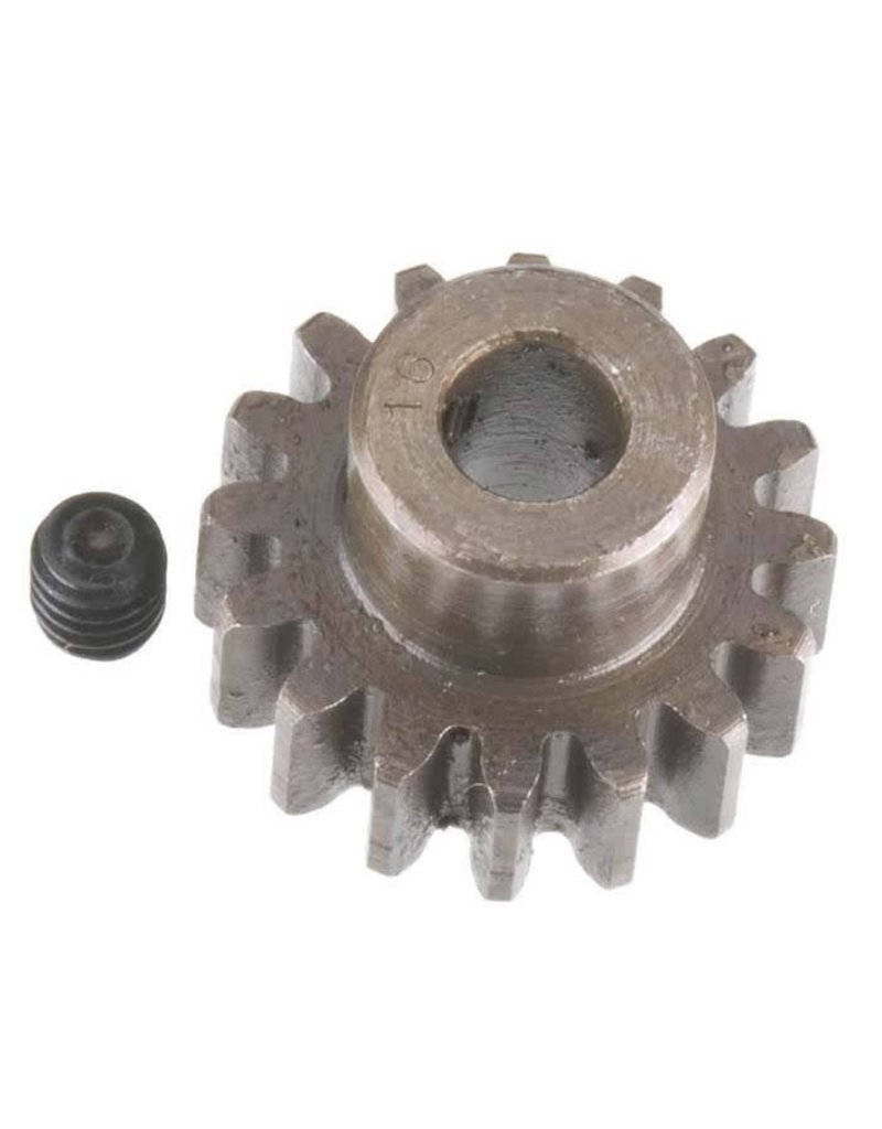 ROBINSON RACING RRP1216 MOD 1 PINION GEAR 16T (5MM BORE): EXTRA HARDENED STEEL