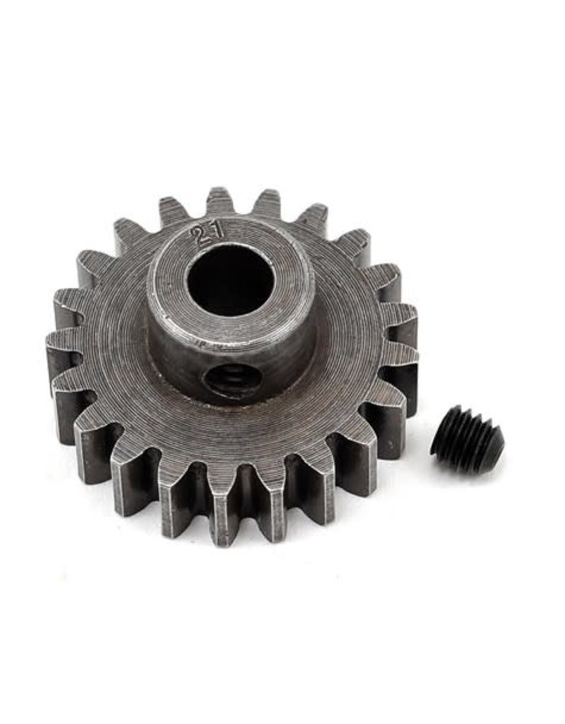 ROBINSON RACING RRP1221 MOD1 PINION GEAR 21T (5MM BORE): EXTRA HARDENED STEEL