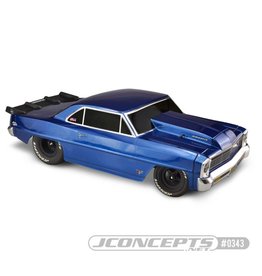 JCONCEPTS JCO0343 1966 CHEVY II NOVA SCT BODY: CLEAR