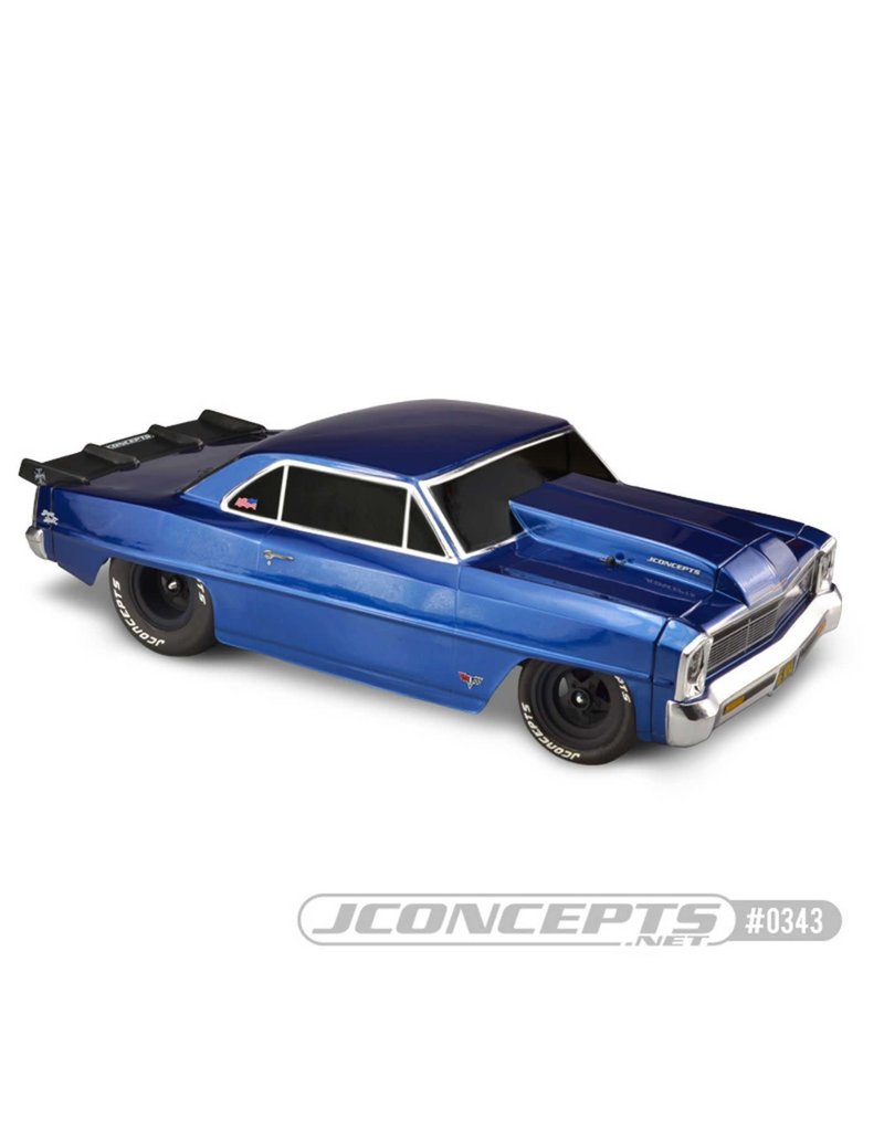 JCONCEPTS JCO0343 1966 CHEVY II NOVA SCT BODY: CLEAR