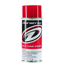 DURATRAX DTXR4254 PC254 POLYCARB SPRAY 4.5 OZ: RACING RED