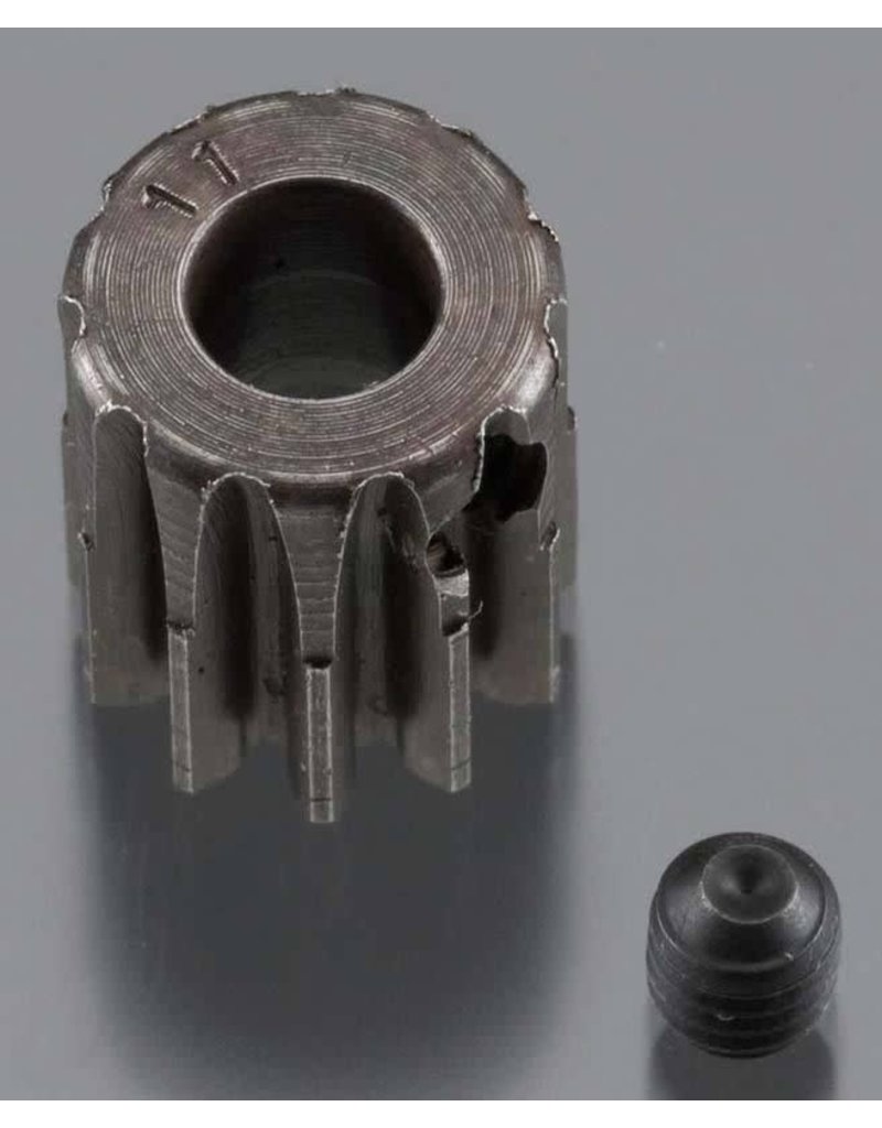 ROBINSON RACING RRP8711 0.8 MOD PINION GEAR 11T (5MM BORE): EXTRA HARDENED STEEL