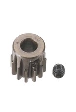 ROBINSON RACING RRP8712 0.8 MOD PINION GEAR 12T (5MM BORE): EXTRA HARDENED STEEL