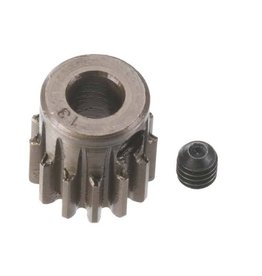 ROBINSON RACING RRP8713 0.8 MOD PINION GEAR 13T (5MM BORE): EXTRA HARDENED STEEL