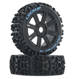 DURATRAX DTXC3616 LOCKUP BUGGY C2 TIRE (2): BLACK