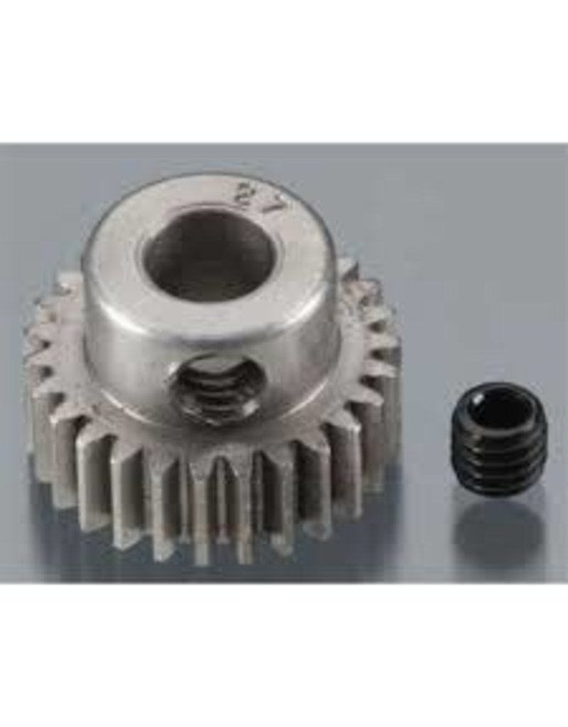 ROBINSON RACING RRP2027 48P PINION GEAR 27T (5MM BORE): HARDENED STEEL