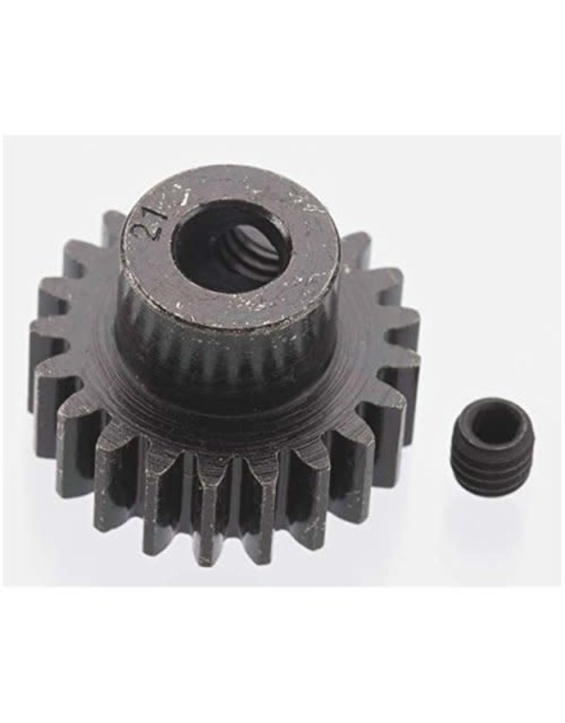 ROBINSON RACING RRP8621 32P PINION GEAR 21T (5MM BORE): EXTRA HARDENED STEEL